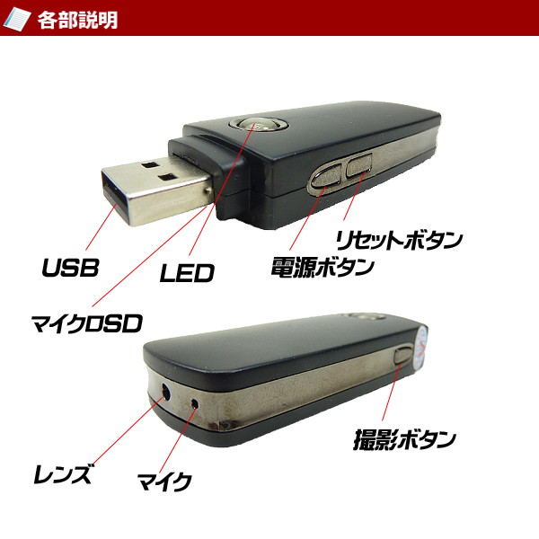 USB型小型カメラ