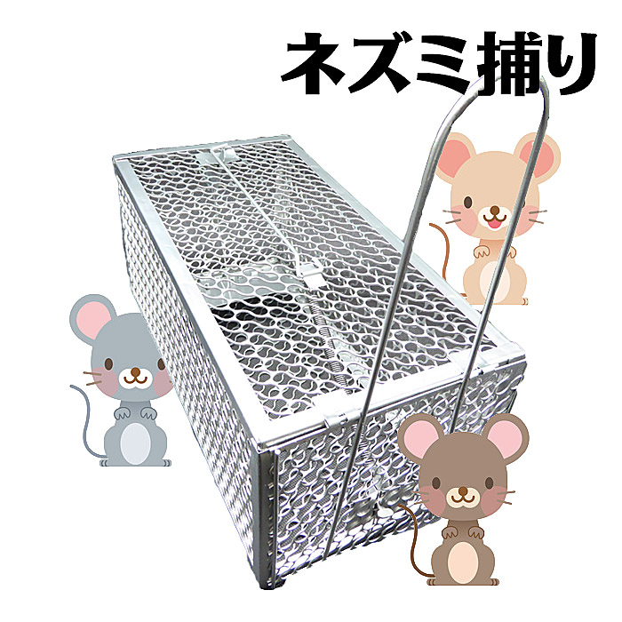 ネズミ捕り箱【2個セット】 ねずみを生け捕り駆除