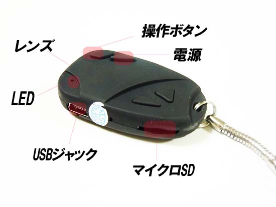 キーレス小型カメラ 説明