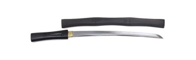 画像1: 尾形刀剣 日本刀 OG-48 竹黒塗 小刀