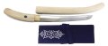 尾形刀剣 AN-21 蝦夷刀(アイヌ刀) 白鞘 トルコ石飾り