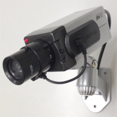 画像1: 防犯ダミーカメラ【LED常時点滅】【電池駆動】【室内用】
