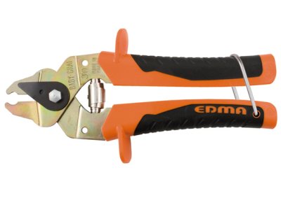 画像1: 手動工具 EDMA エドマ フェンス工具 ベビーグラフ 0406 リング留め ペンチ 補修 メンテナンス ツール