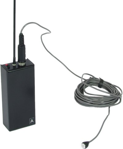 画像1: UHF会話用発信機　ケーブルマイクタイプ