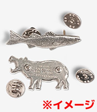 画像2: コレクションピン バタフライフィッシュ 271P ハンドペイント 魚 ピンズ バッチ スズ ピューター ピンバッジ【ゆうパケット発送可】