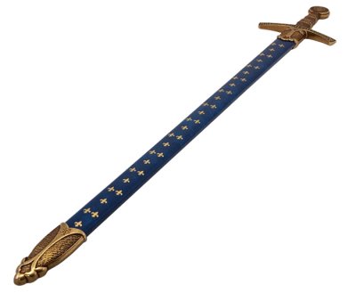 画像4: DENIX デニックス 5201 メディーバルソード ブルー 青 14世紀 模造刀 レプリカ 剣 刀 ソード