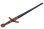 画像3: DENIX デニックス 5201 メディーバルソード ブルー 青 14世紀 模造刀 レプリカ 剣 刀 ソード (3)