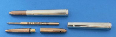 画像3: フィッシャー スペース ペン 375 ブリットペン シルバー .375 H&Hマグナム ボールペン fisher ペン