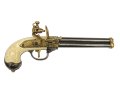 DENIX デニックス 1016/L 3バレル付 フリントロック ゴールド レプリカ 銃 モデルガン