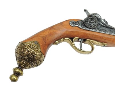 画像5: DENIX デニックス 1013/L イタリアンピストル ゴールド 1825年 レプリカ 銃