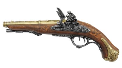 画像2: DENIX デニックス 1026 ダブルバレル フリントロック フランス 1806年 レプリカ 銃 モデルガン