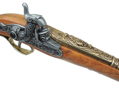 画像4: DENIX デニックス 1013/L イタリアンピストル ゴールド 1825年 レプリカ 銃