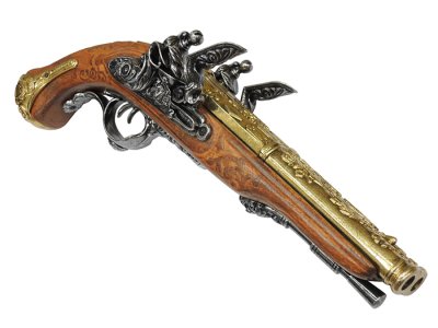 画像3: DENIX デニックス 1026 ダブルバレル フリントロック フランス 1806年 レプリカ 銃 モデルガン