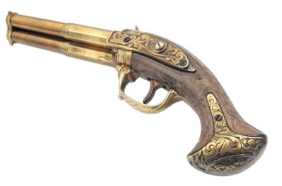 画像4: DENIX デニックス 5309 フリントロック 3バレル レプリカ 銃