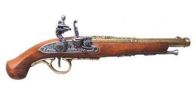 画像1: DENIX デニックス 1102/L フリントロック ゴールド 18世紀 レプリカ 銃