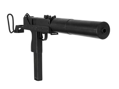 画像3: DENIX デニックス 1089 MAC-11 マシンピストル サイレンサー付 USA 1972年 レプリカ 銃 モデルガン