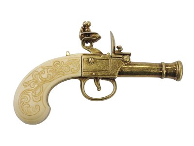 画像1: DENIX デニックス 237/L フリントロック ロンドン ゴールド 18世紀 レプリカ 銃 モデルガン