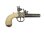 画像1: DENIX デニックス 1098/L ポケット ピストル ゴールド イギリス 1795年 レプリカ 銃 モデルガン (1)