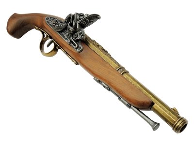 画像3: DENIX デニックス 1102/L フリントロック ゴールド 18世紀 レプリカ 銃