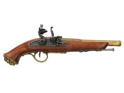 画像1: DENIX デニックス 1103/L パイレーツ フリントロック ゴールド 18世紀 レプリカ 銃