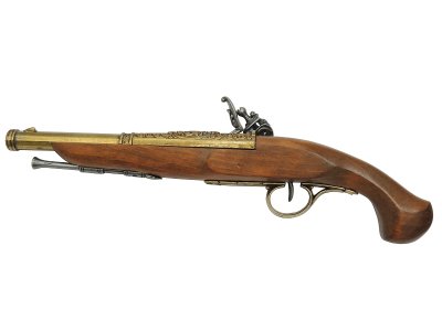 画像2: DENIX デニックス 1102/L フリントロック ゴールド 18世紀 レプリカ 銃