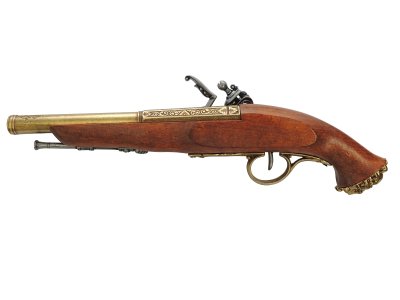 画像2: DENIX デニックス 1103/L パイレーツ フリントロック ゴールド 18世紀 レプリカ 銃