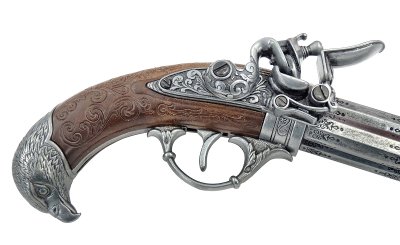 画像6: DENIX デニックス 1306 フリントロック 3バレル レプリカ 銃