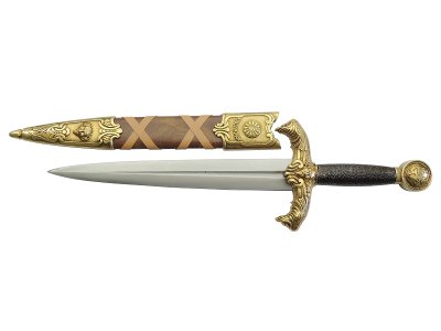 画像2: DENIX デニックス 4139/L アーサー王 ダガー ザ エクスキャリバー ゴールド 模造刀 レプリカ 剣