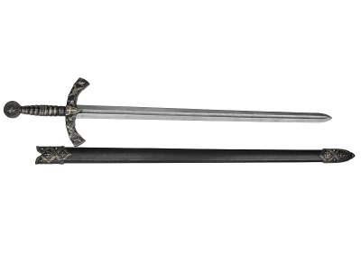 画像2: DENIX デニックス 4163/N ナイトテンプラー ソード ブラック 十字軍 模造刀 レプリカ 剣 刀 ロング 騎士テンプラー