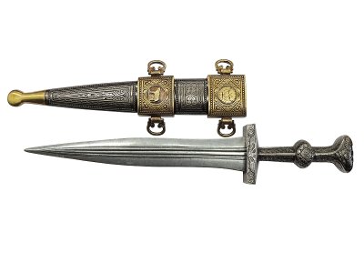 画像2: DENIX デニックス 4101/NQ ローマ シーザー ダガー イタリア 模造刀 レプリカ 剣 刀 短剣 ソード