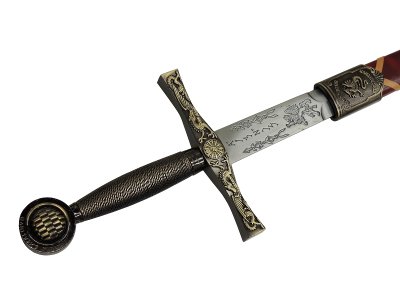 画像3: DENIX デニックス 4170/L アーサー王 ソード ザ エクスキャリバー ゴールド 模造刀 レプリカ 剣 刀 ロング エクスカリバー