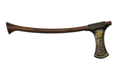 画像2: デニックス DENIX 622/L アハムス王 アックス ゴールド 模造刀 レプリカ 剣 刀 ソード 斧 AXE
