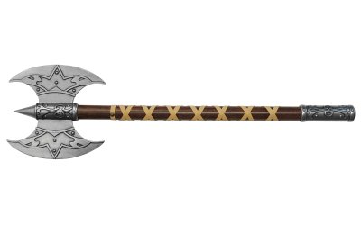 画像1: DENIX デニックス 614 ワルキリア バトルアックス グレー 模造刀 レプリカ 剣 刀 ソード AXE 斧