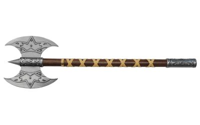 画像1: DENIX デニックス 614 ワルキリア バトルアックス グレー 模造刀 レプリカ 剣 刀 ソード AXE 斧