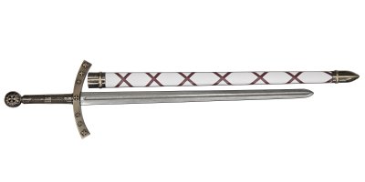 画像2: デニックス DENIX 4188/L ペインズ ソード ゴールド/ホワイト ファースト 十字軍 模造刀 レプリカ 剣 刀 ソード ロング