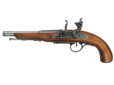 画像1: DENIX デニックス 1128/G フリントロック グレー 18世紀 左手用 レプリカ 銃 モデルガン