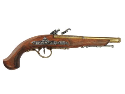 画像2: DENIX デニックス 1129/L フリントロック ゴールド 18世紀 左手用 レプリカ 銃 モデルガン
