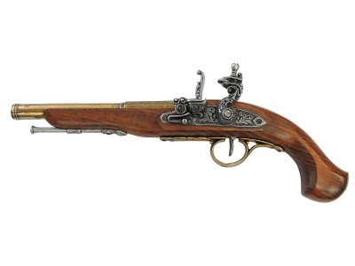画像1: DENIX デニックス 1129/L フリントロック ゴールド 18世紀 左手用 レプリカ 銃 モデルガン