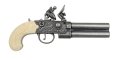 DENIX デニックス 1149/G フリント ロック ダブルバレル シルバー レプリカ 銃 モデルガン