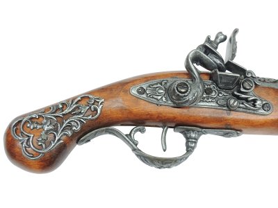 画像5: DENIX デニックス 1196/G フリント ロック グレー レプリカ 銃 モデルガン