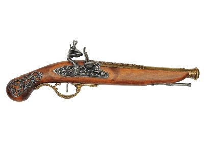 画像2: DENIX デニックス 2-1196/L 2丁決闘用 フリントロック イギリス 18世紀 レプリカ 銃