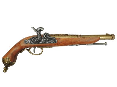 画像1: DENIX デニックス 1013/L イタリアンピストル ゴールド 1825年 レプリカ 銃