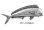 画像1: ピンバッジ ドルフィン 203 dolphin fish シイラ 魚 ピンズ バッチ スズ シルバー ピューター ブローチ バッジ バッヂ【ゆうパケット発送可】 (1)