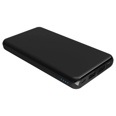 画像1: LAZOS モバイルバッテリー 10000mAh QC3.0 PD対応 ブラック