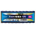 LAZOS 単3アルカリ乾電池　10本パック　