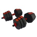 バーベルにもなるダンベル 10kg × 2個セット【メーカー直送品】