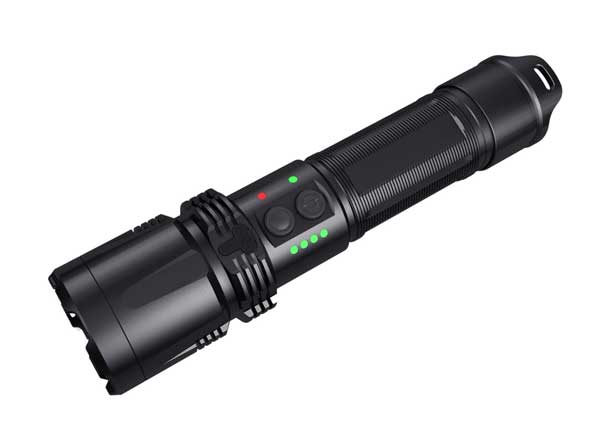 ライト型スタンガン　K99 プロ【1,100ルーメン】【充電式】【100万V】