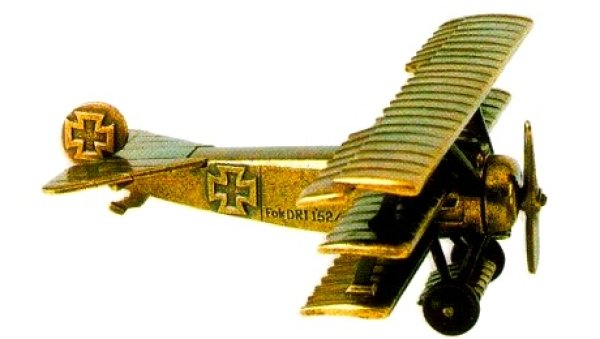 画像1: DENIX デニックス 301/L Fokker Dr.1 WWI ゴールド(20cm) (1)