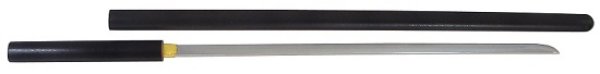 画像1: 尾形刀剣 ZT-16 座頭市仕込み杖 楕円黒石目鞘 (1)