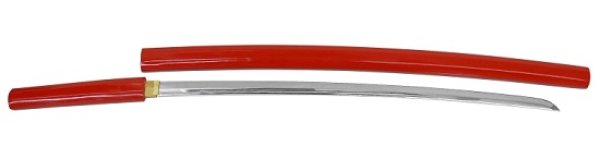 画像1: 尾形刀剣 日本刀 OG-45 朱鞘 大刀 (1)